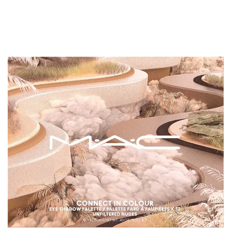 M·A·C Connect In Colour Eye Shadow Unfiltered Nudes - Paleta de Sombras 12,2g