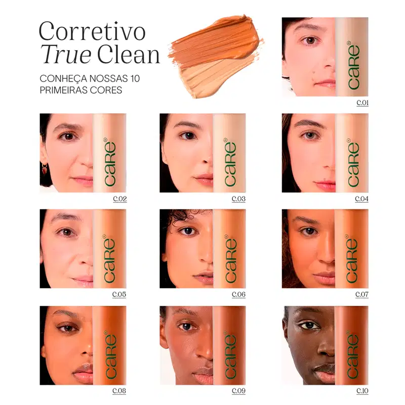 CARE Natural Beauty True Clean 004 - Corretivo Líquido 5,5ml