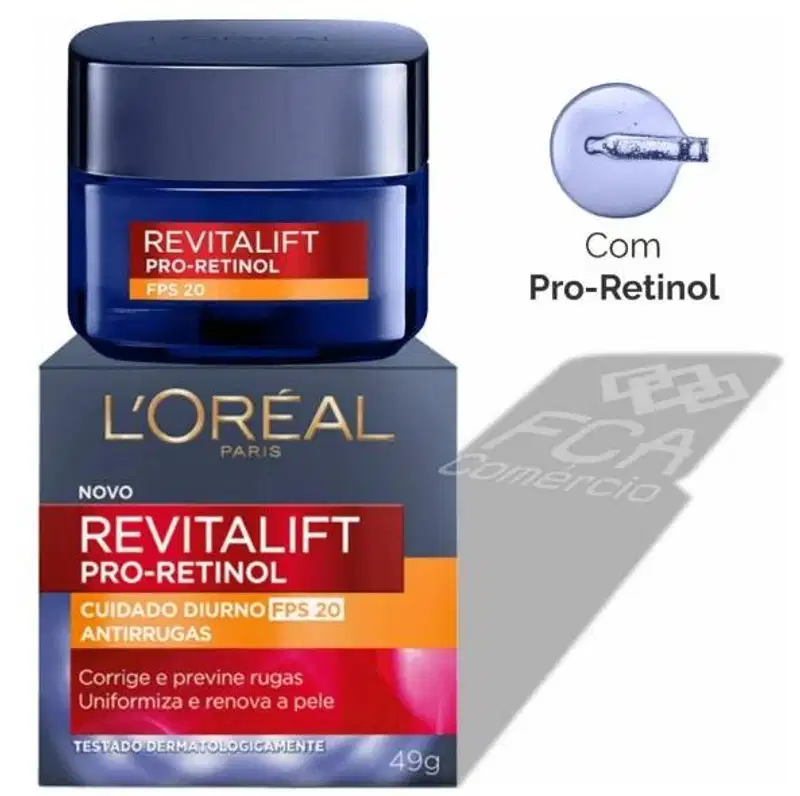Creme Facial Antissinais L'Oréal Paris Revitalift Pro Retinol FPS20