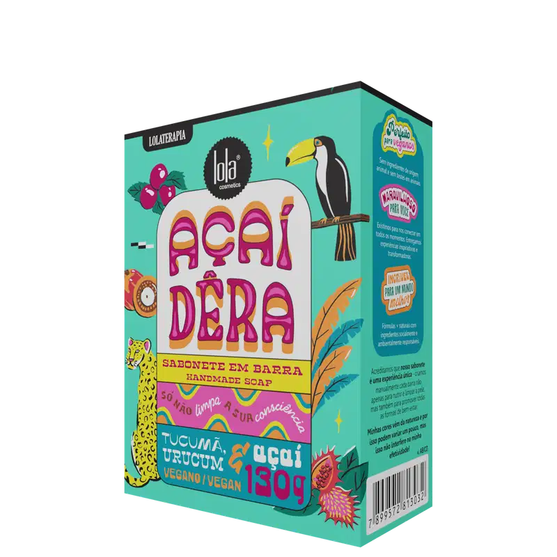 Lola Cosmetics Açaidêra - Sabonete em Barra 130g