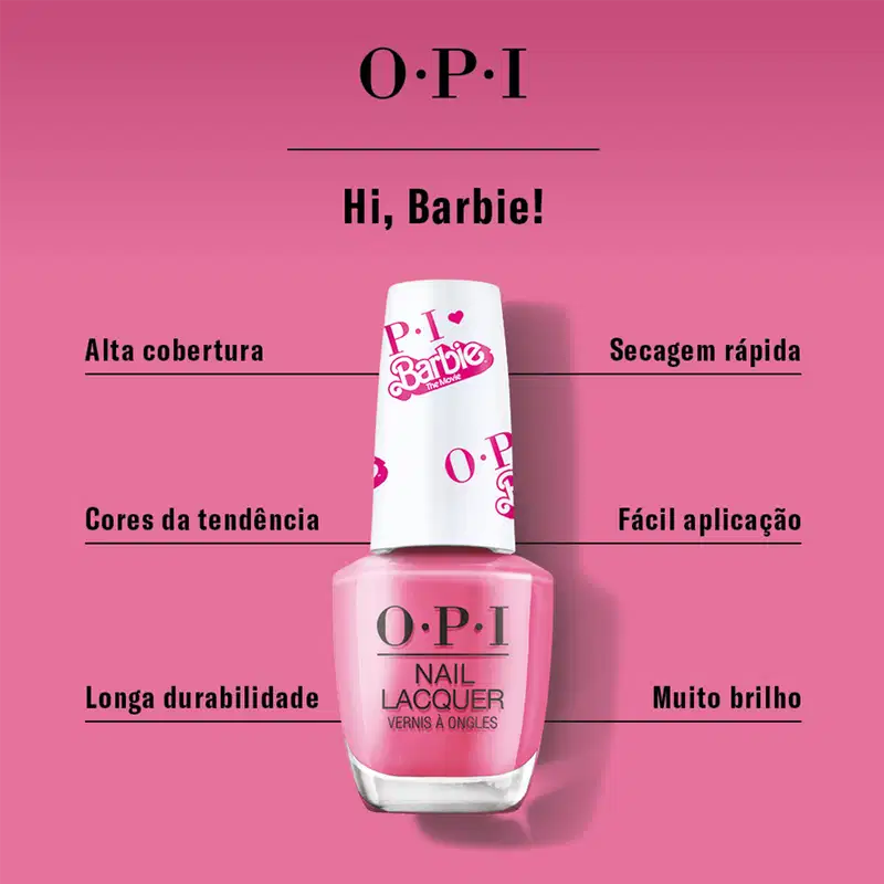 OPI ♥ Barbie Hi Barbie! - Esmalte Cremoso 15ml