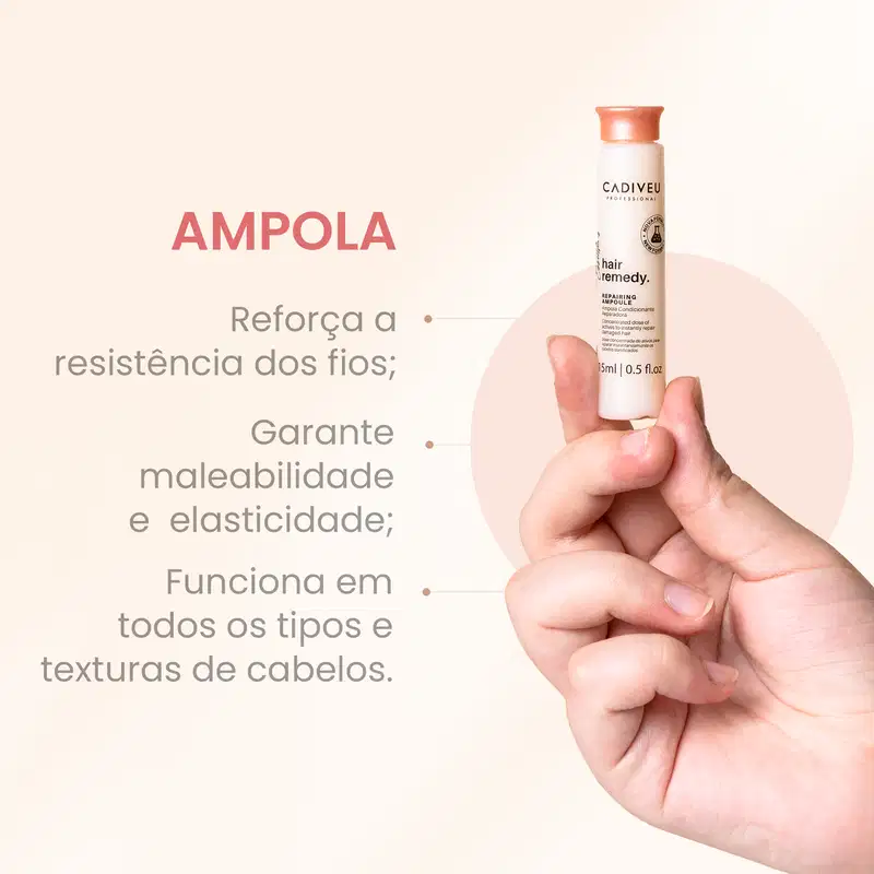 Cadiveu Professional Essentials Hair Remedy - Ampola Capilar 15ml
