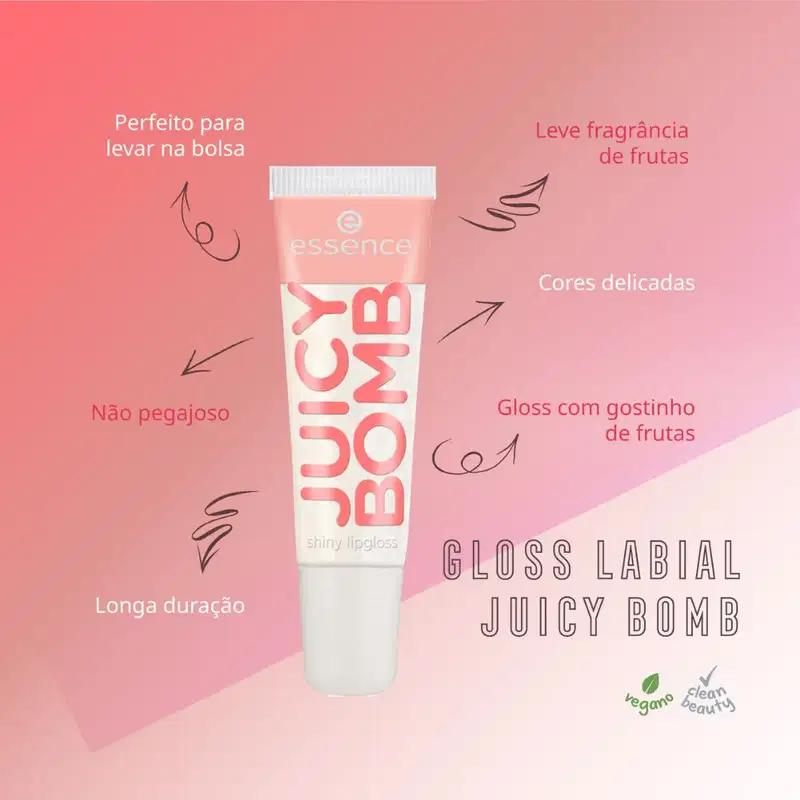 Essence Juicy Bomb 101 Lovely Litchi - Gloss Labial 10ml