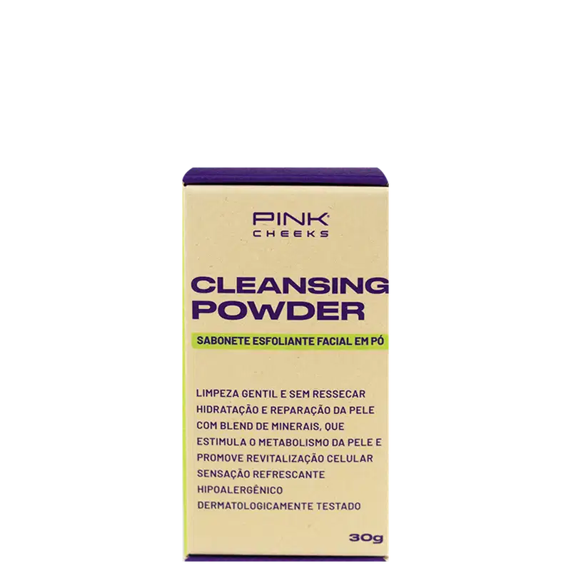Pink Cheeks Cleasing Powder - Sabonete Esfoliante Facial em Pó 30g