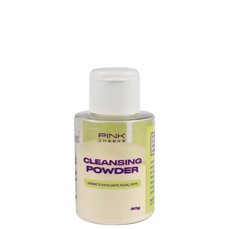 Pink Cheeks Cleasing Powder - Sabonete Esfoliante Facial em Pó 30g