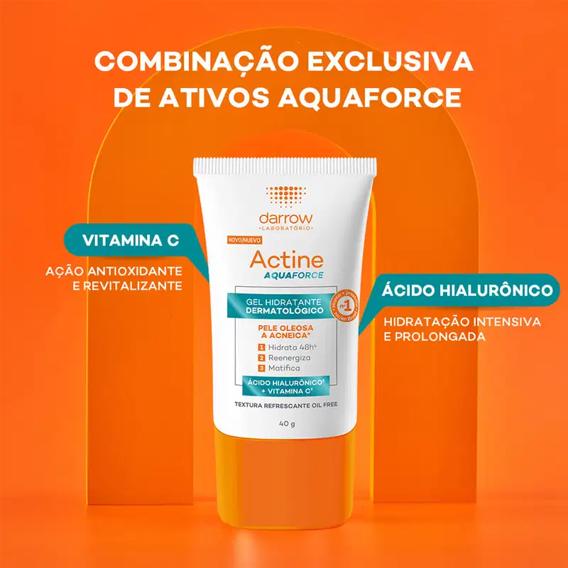 Darrow Actine Aquaforce - Gel Hidratante Facial 40g