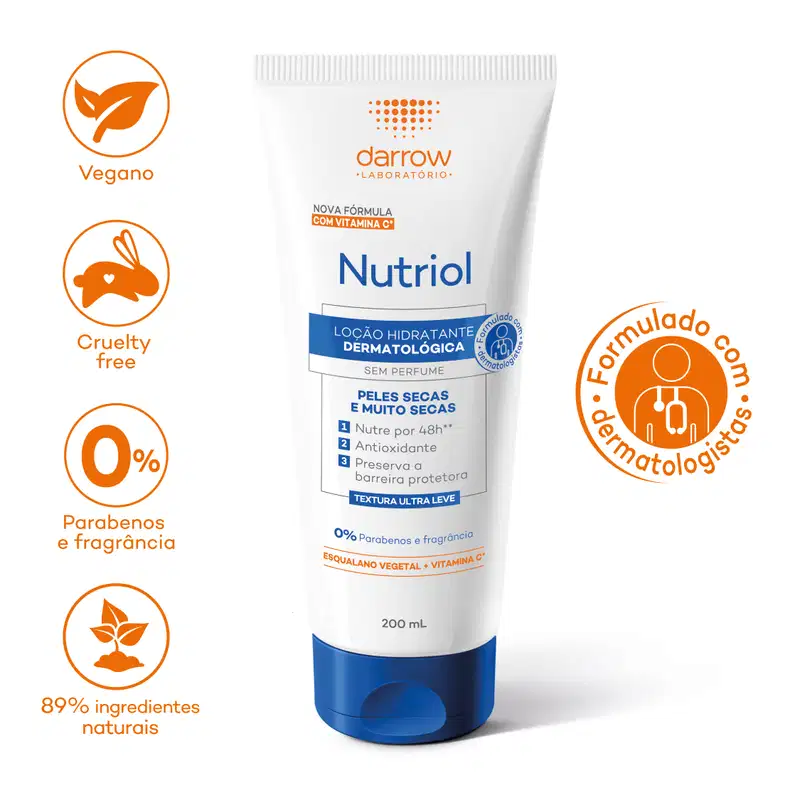 Darrow Nutriol Peles Secas - Loção Hidratante Corporal 200ml