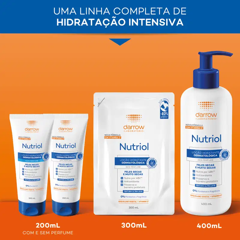 Darrow Nutriol Peles Secas - Loção Hidratante Corporal 200ml