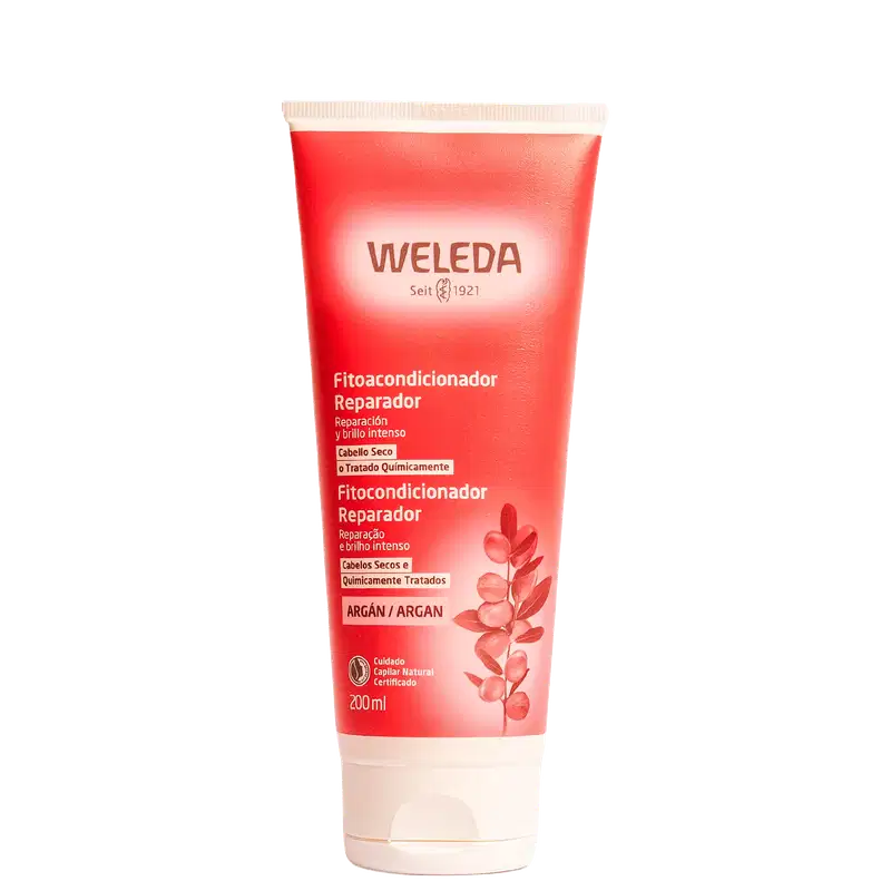 Weleda Saúde Capilar Fitocondicionador Argan - Condicionador Reparador 200ml
