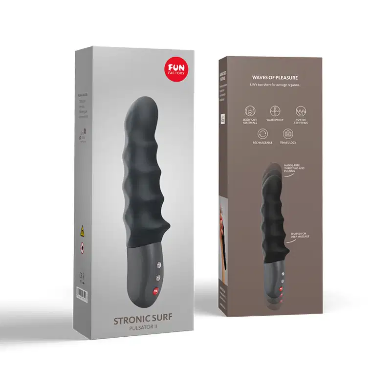 Fun Factory Stronic Surf Black - Vibrador 318g