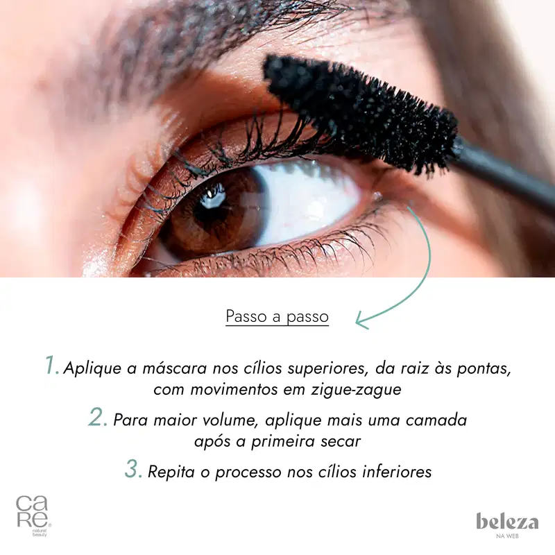 CARE Natural Beauty Extra Volume Ultra Black - Máscara de Cílios 6g