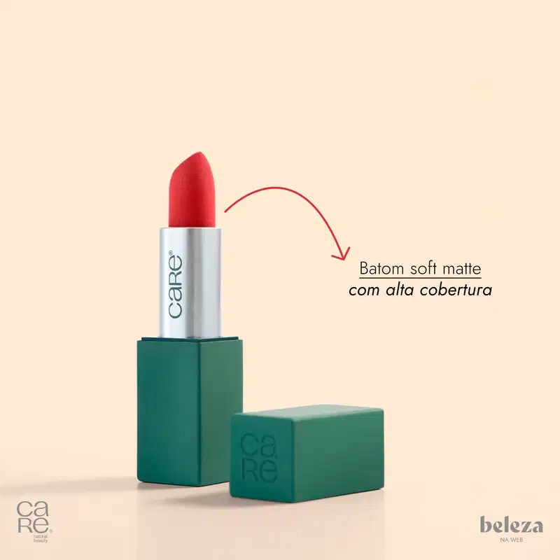CARE Natural Beauty Powerful Red - Batom 4g