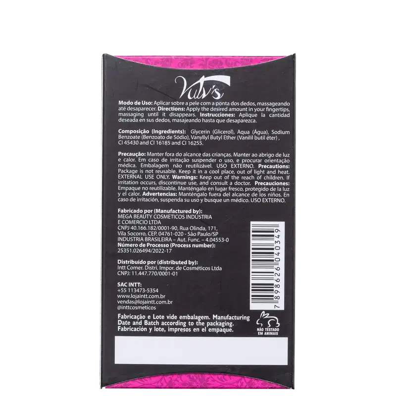 Intt Vulv's Hot - Estimulador de Libido 15g