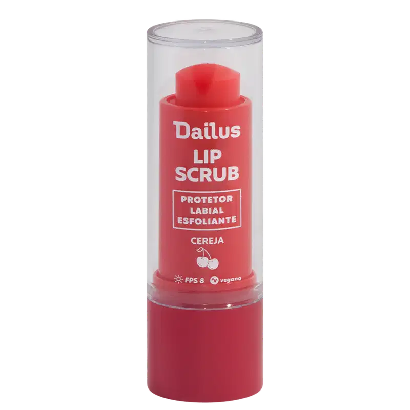 Dailus Lip Scrub Cereja - Protetor Labial 4g
