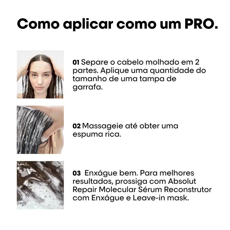 L'Oréal Professionnel Absolut Repair Molecular - Shampoo 300ml
