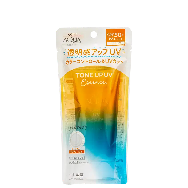 Skin Aqua Tone Up UV Essence Bege FPS50 - Protetor Solar com Cor 80g