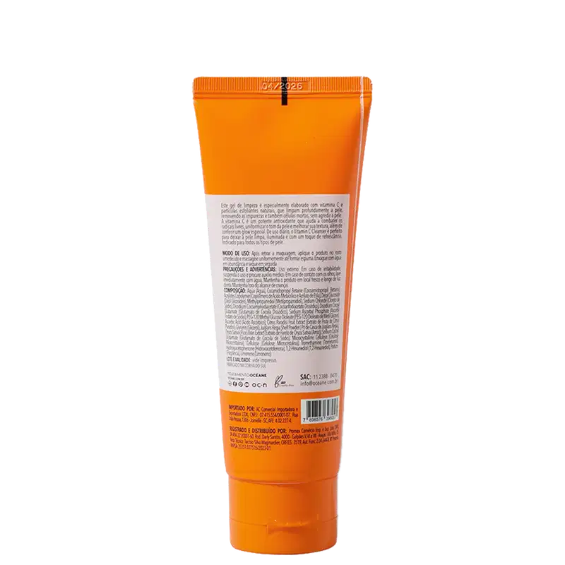 Océane Vitamin C Cleanser - Gel de Limpeza Facial 100ml