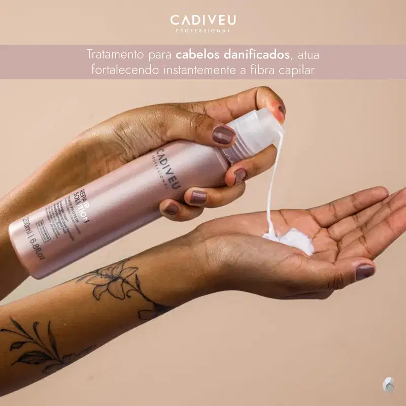Cadiveu Professional Repair Solution Proteína Fortalecedora - Pré-Shampoo 200ml