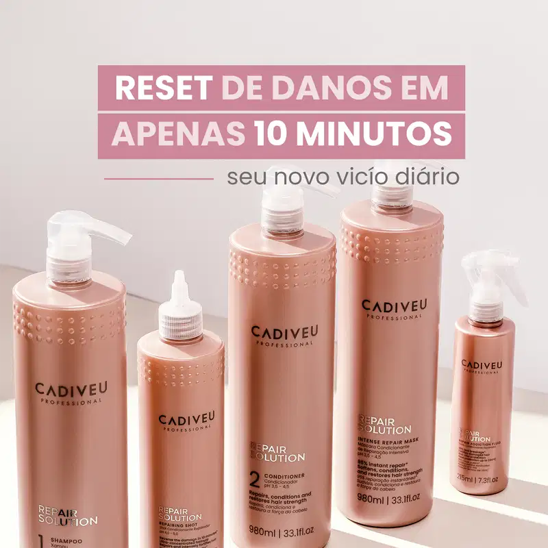 Cadiveu Professional Repair Solution Shot - Condicionante Reparador 500ml