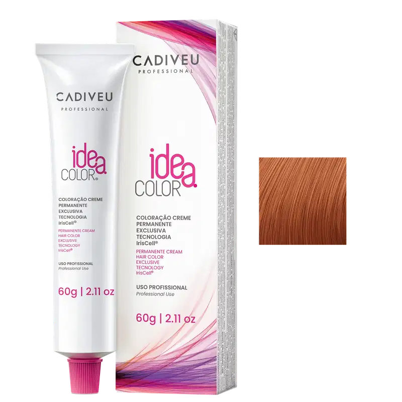 Cadiveu Professional Idea Color 9.43 Louro Muito Claro Cobre Dourado - Coloração Permanente 60g