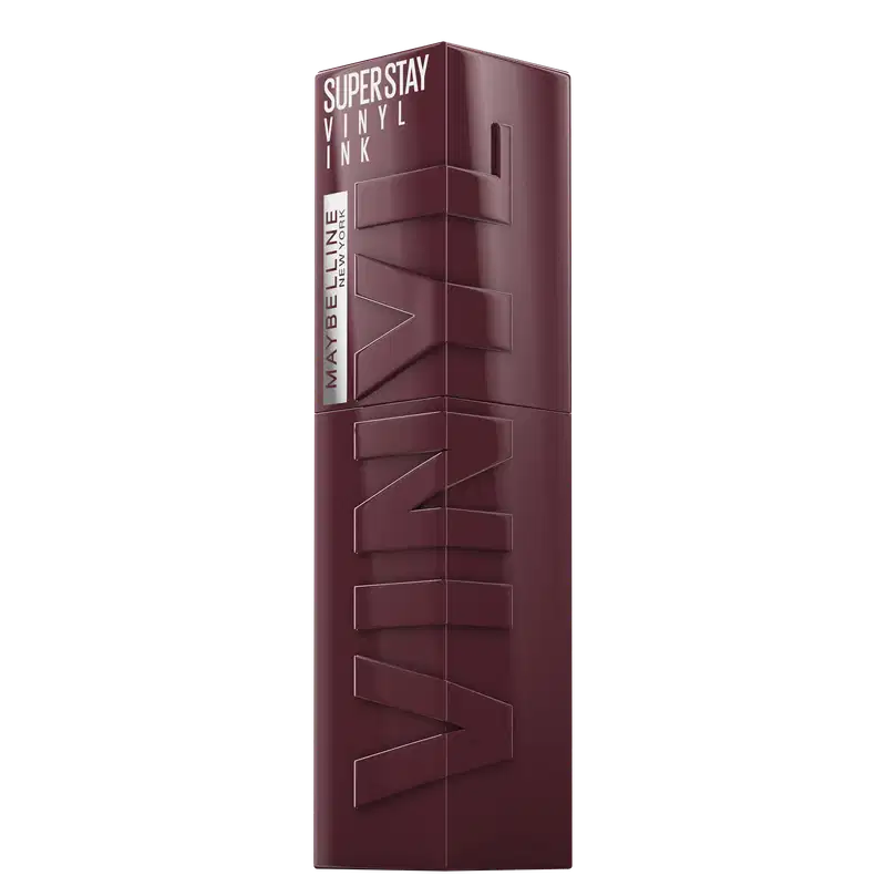 Maybelline NY SuperStay Vinyl Ink Fearless - Batom Líquido Efeito Gloss Espelhado 4,2ml