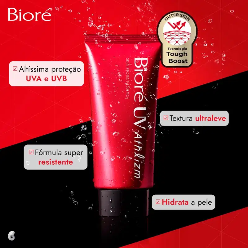 Bioré UV Athlizm Skin Protect Essence FPS50 - Protetor Solar 70g