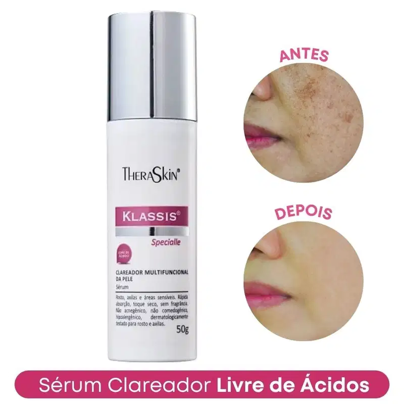 TheraSkin Klassis R - Gel Creme Clareador Facial 30g