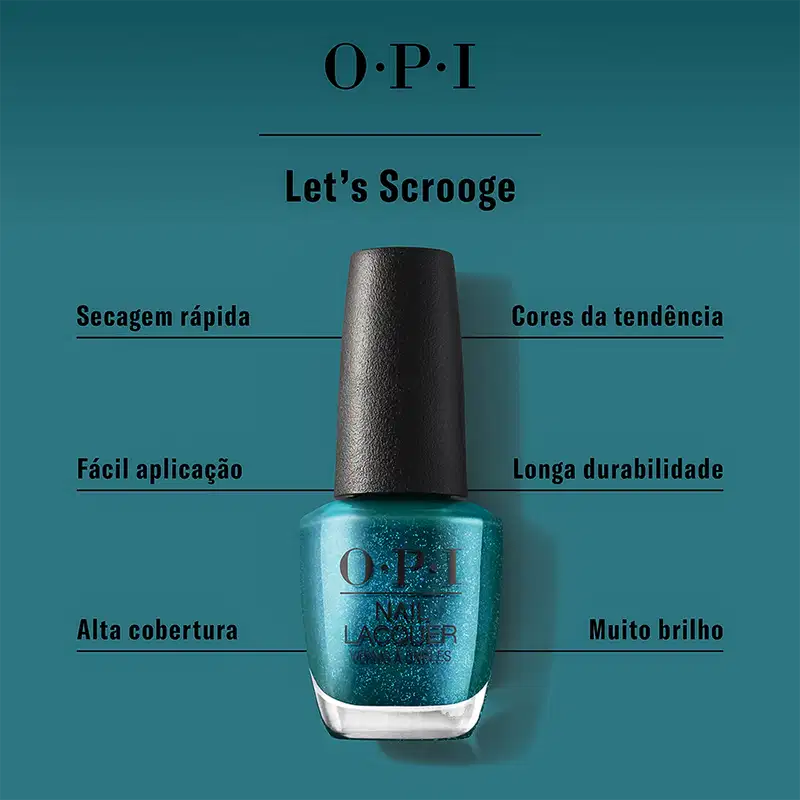OPI Terribly Nice Let's Scrooge - Esmalte Metálico 15ml