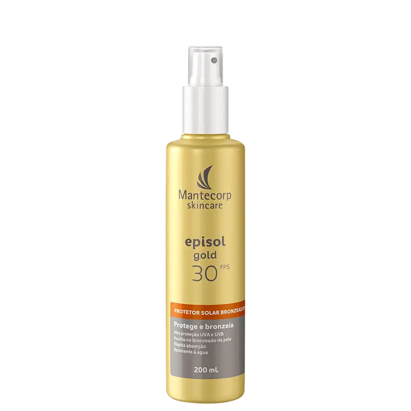 Mantecorp Episol Gold 30FPS - Protetor Solar Bronzeador 200ml