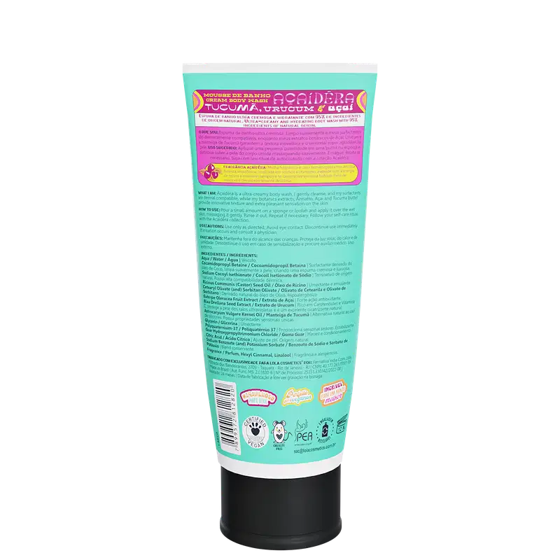 Lola From Rio Açaidêra - Sabonete em Mousse 200ml