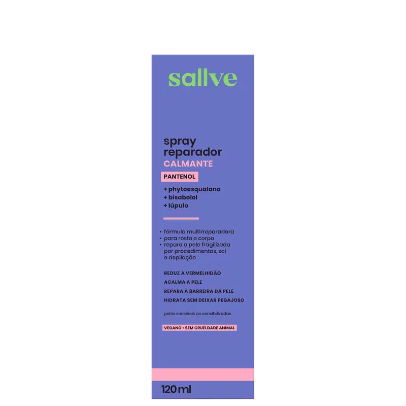 Sallve Reparador Hidratante - Spray Corporal 120ml