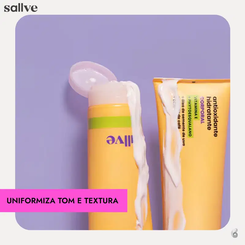 Sallve Hidratante Antioxidante - Loção Corporal 300g