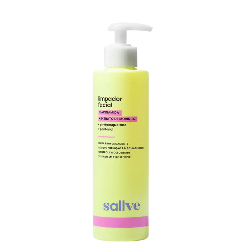 Sallve Limpador Facial - Gel de Limpeza 300ml