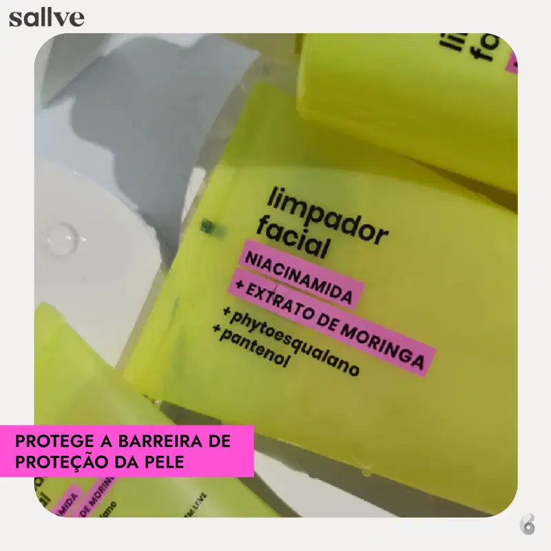 Sallve Limpador Facial - Gel de Limpeza 300ml