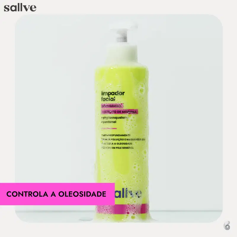 Sallve Limpador Facial - Gel de Limpeza 300ml