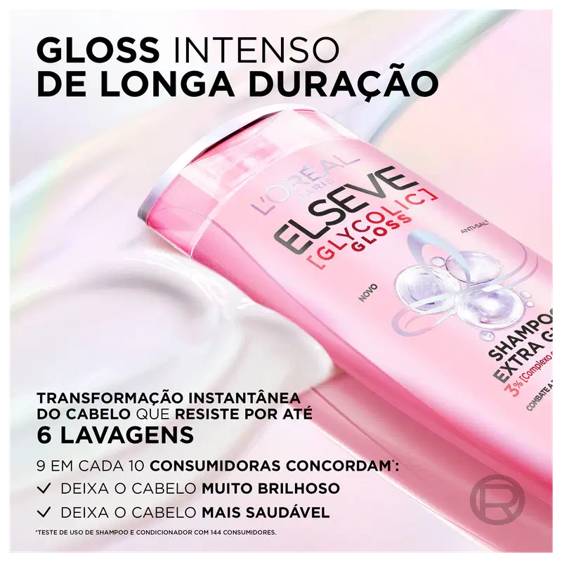 Elseve L’Oréal Paris Glycolic Gloss - Shampoo 400ml