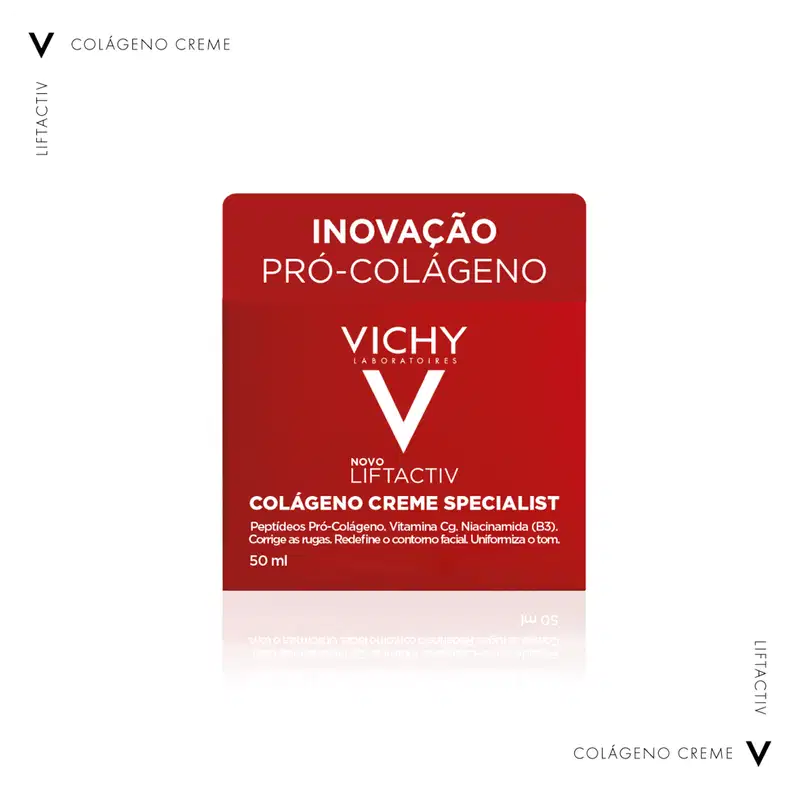 Vichy Liftactiv Colágeno Creme Specialist - Creme Redutor de Linhas 50ml