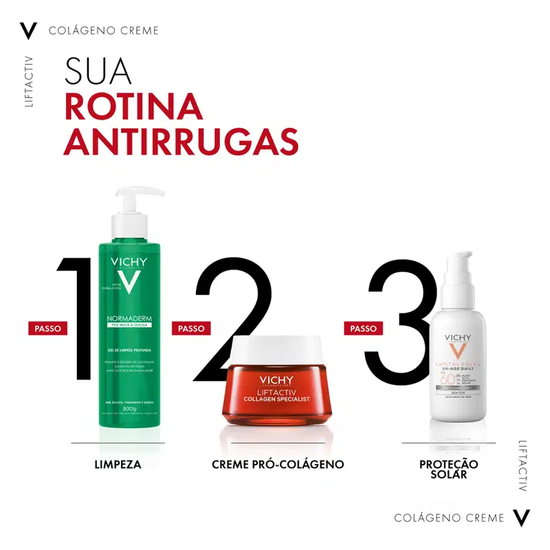 Vichy Liftactiv Colágeno Creme Specialist - Creme Redutor de Linhas 50ml