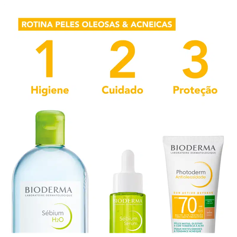 Bioderma Photoderm Antioleosidade FPS 70 Sem Cor - Protetor Solar Facial 40g
