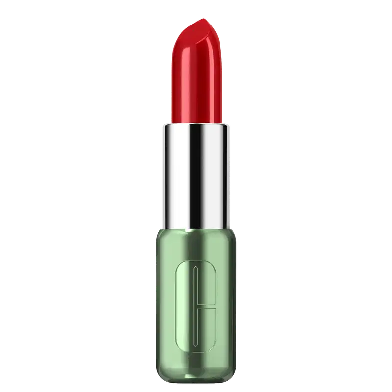 Clinique Pop Longwear Lipstick Cherry Pop - Batom Brilhante 3,9g