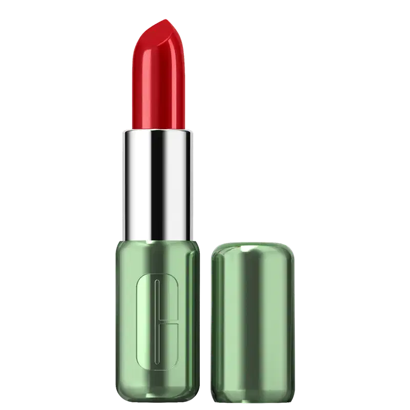 Clinique Pop Longwear Lipstick Cherry Pop - Batom Brilhante 3,9g