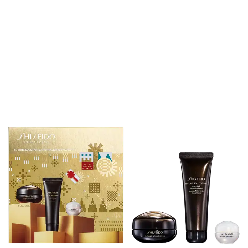 Kit Shiseido Future Solution LX Revitalizing Eyes Set (3 Produtos)