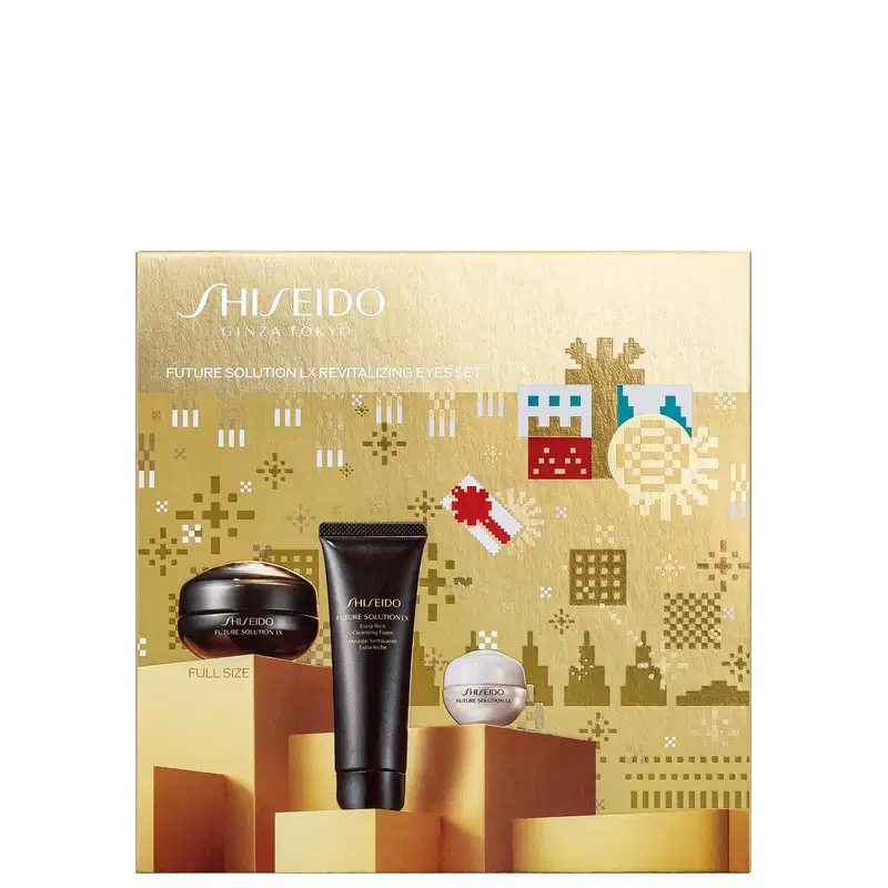 Kit Shiseido Future Solution LX Revitalizing Eyes Set (3 Produtos)