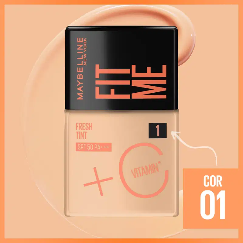 Maybelline NY Fit Me Fresh Tint 1 - Base Líquida 30ml
