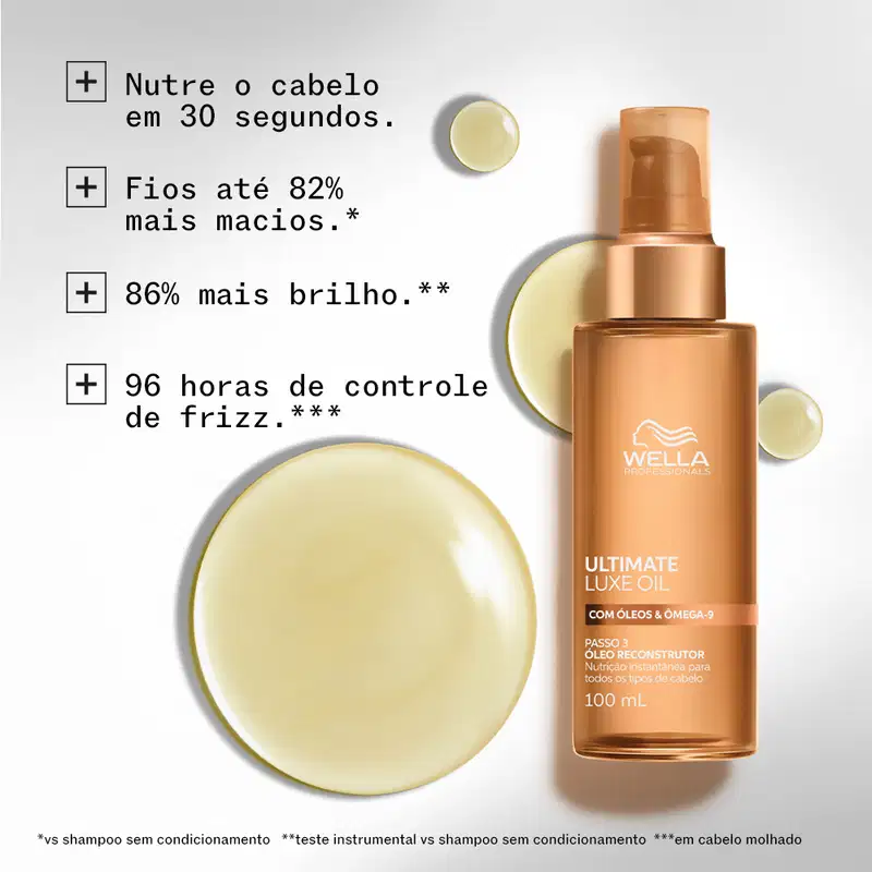 Wella Professionals Ultimate Luxe Oil - Óleo Reconstrutor 100ml
