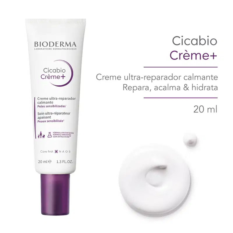 Bioderma Cicabio Crème+ - Creme Ultra-Reparador Calmante 20ml
