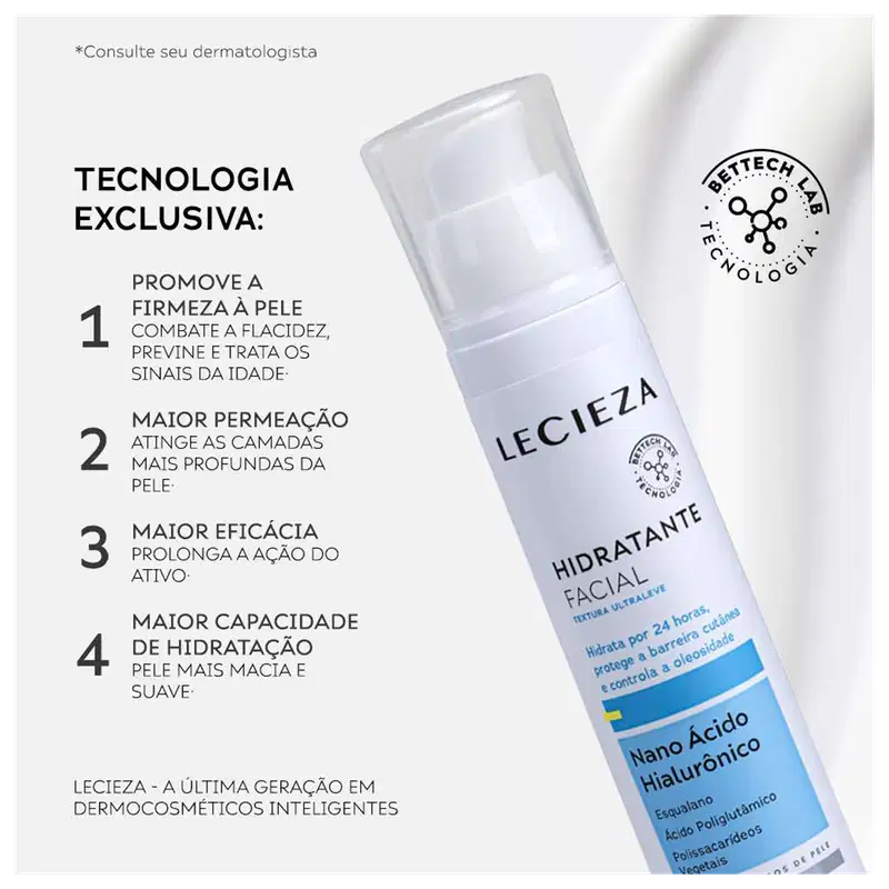 Lecieza - Hidratante Facial 50ml