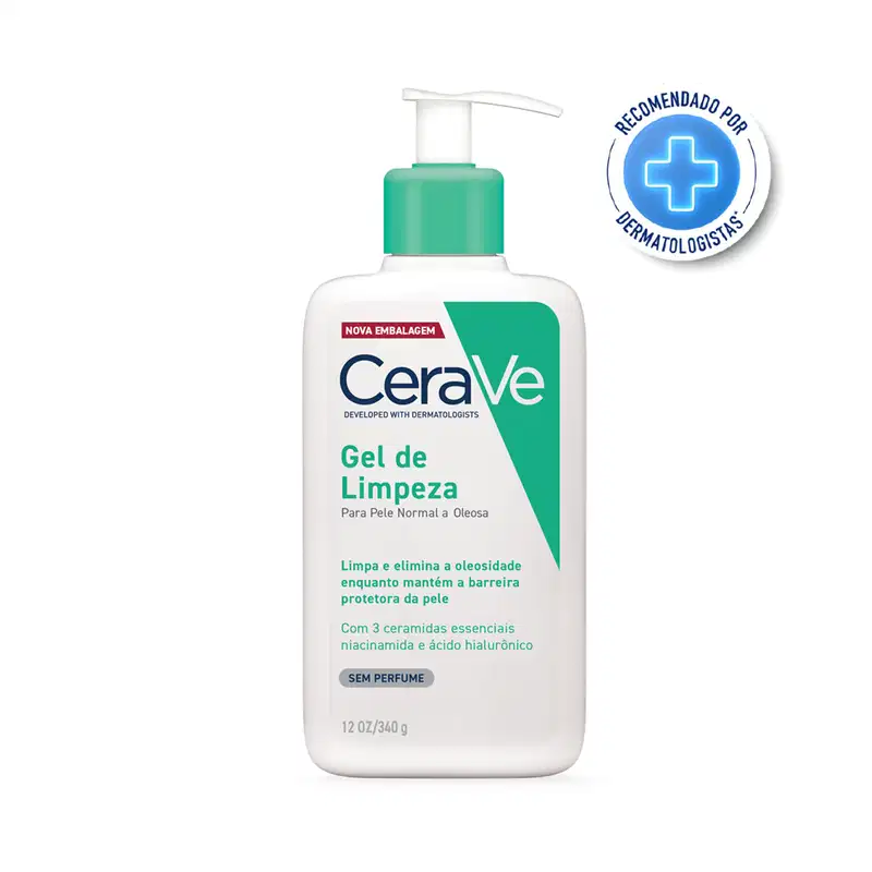 CeraVe Peles Equilibradas a Oleosas - Gel de Limpeza Facial 340g