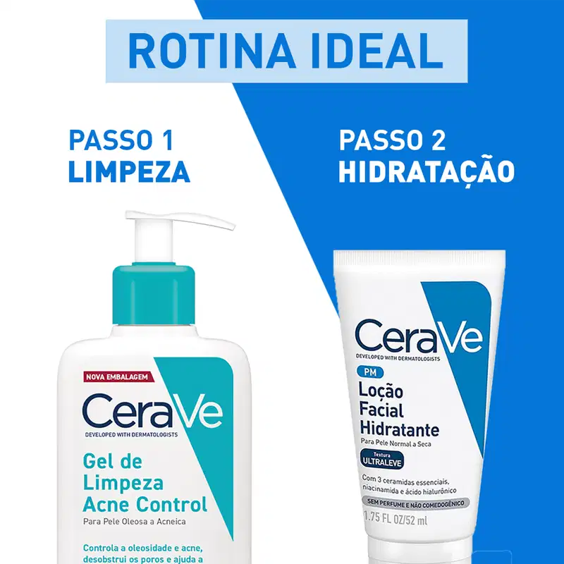 CeraVe Peles Equilibradas a Oleosas - Gel de Limpeza Facial 340g
