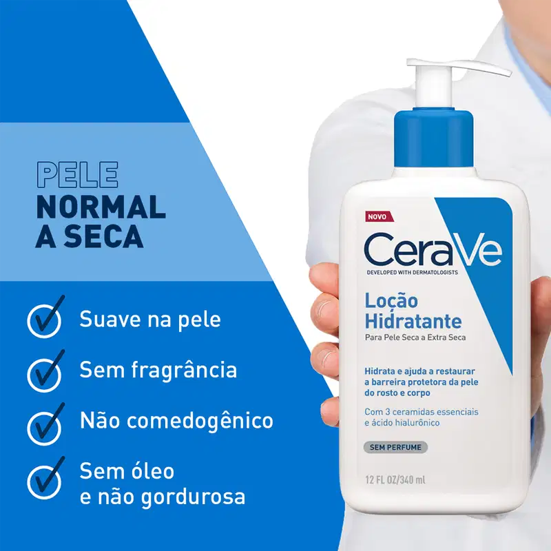 CeraVe Rosto & Corpo Refil - Loção Hidratante 237ml